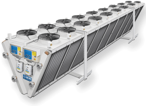 Сухие градирни с двухрядными V-образными теплообменниками EHLD